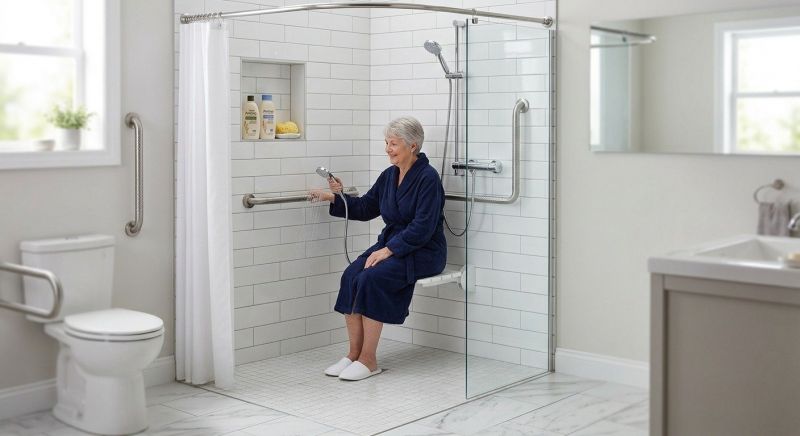 Handicap Shower Installation in Lancaster, PA